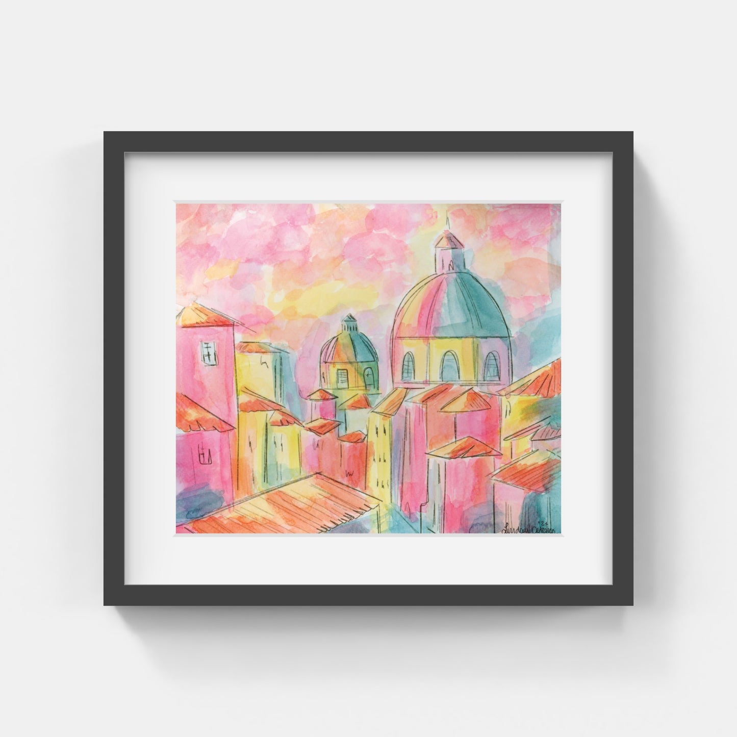 Pretty City 8.5" x 11" Print