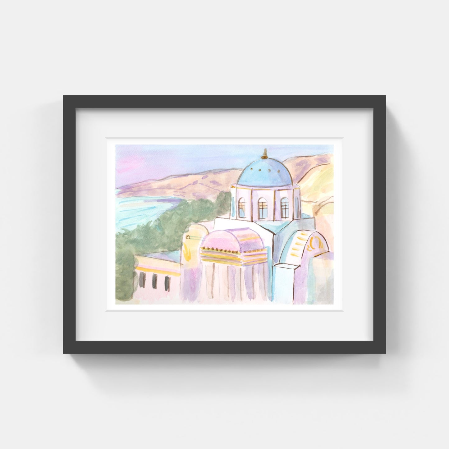 Pastel Palace 8.5" x 11" Print