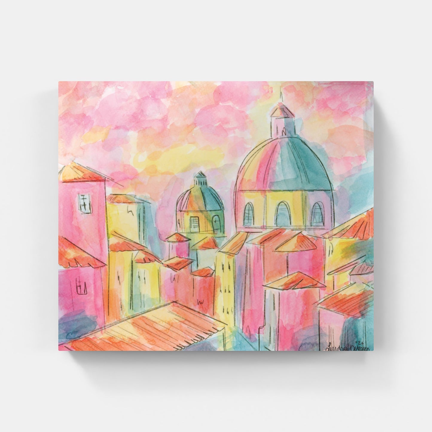 Pretty City 8.5" x 11" Print