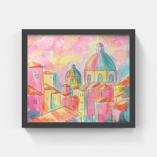 Pretty City 8.5" x 11" Print
