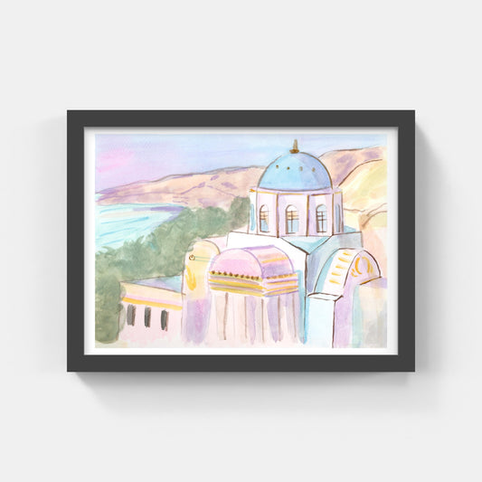 Pastel Palace 8.5" x 11" Print